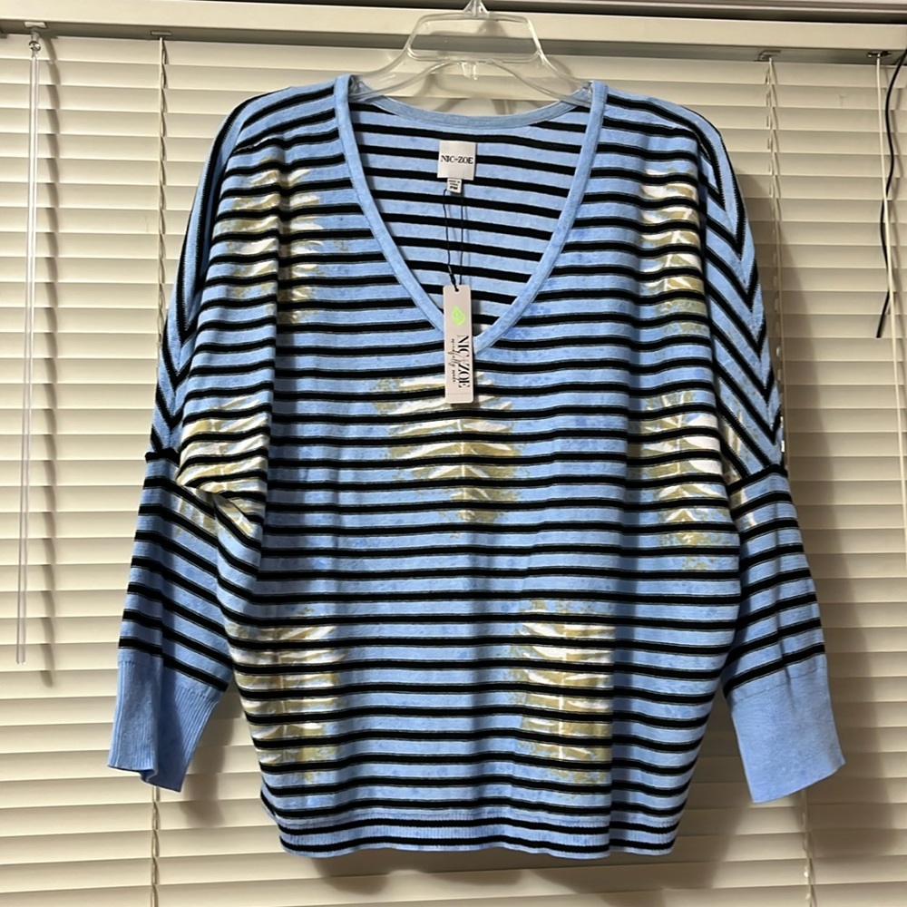 Nic and Zoe sweater-new with tags on-Petite Medium
